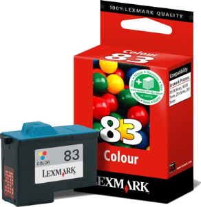 Lexmark 83 3-colour genuine ink   285 pages  