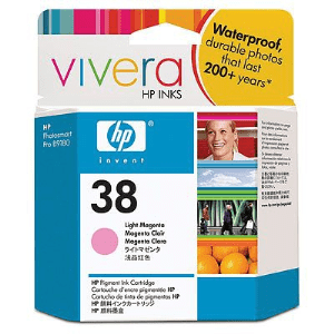 HP 38 Light magenta genuine ink      