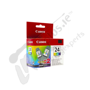 Canon BCI-24 Color 3-colour x 2 genuine 2 inks     