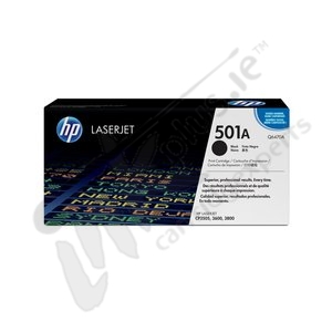 HP 501A Black genuine toner   6000 pages  