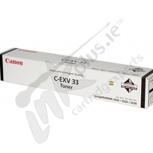 Canon C-EXV33 Bk Black  toner 14600 pages genuine 