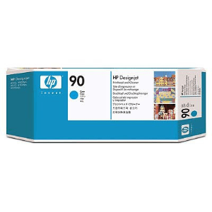 HP 90 Cyan genuine printhead/ cleaner     