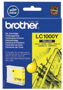 Brother LC1000Y Yellow genuine ink   400 pages  