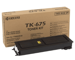 Kyocera Mita TK-675 Black  toner 20000 pages genuine 
