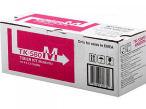 Kyocera Mita TK-580M Magenta genuine toner   2800 pages  