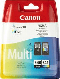 Canon PG-540/ CL-541 Black & 3-colour genuine value-pack   2 x 180 pages 