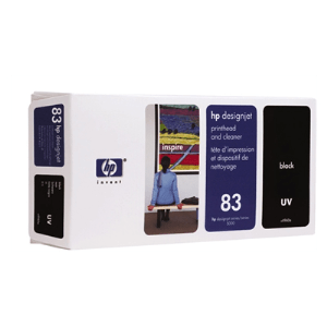 HP 83 UV Black genuine printhead/ cleaner     