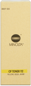 Konica Minolta 8937-124 Yellow genuine toner   9000 pages  