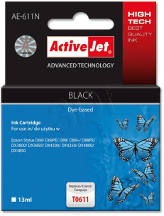 ActiveJet AEi-T0611 XL Black generic ink      