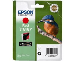 Epson T1597 Red genuine ink Kingfisher     