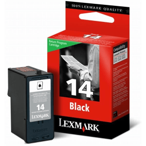 Lexmark 14 Black genuine ink   175 pages  
