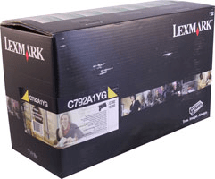 Lexmark C792 Yellow genuine toner   6000 pages  