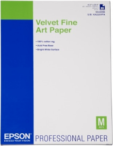 Epson S042096 Velvet A2; 25 sheets; .  