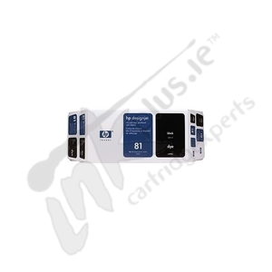 HP 81 Black genuine printhead/ cleaner     