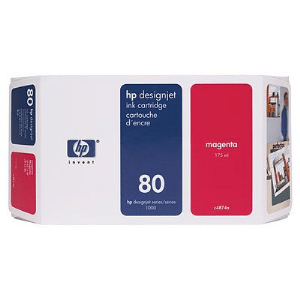 HP 80XL Magenta genuine ink      