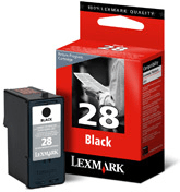 Lexmark 28 Black genuine ink   175 pages  