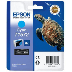 Epson T1572 Cyan genuine ink Turtle     