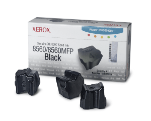 Xerox 108R726 Black solid ink 3 Pack 3400 pages   genuine