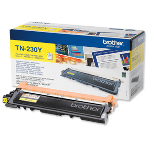 Brother TN230Y Yellow genuine toner   1400 pages  