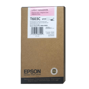 Epson T603C Light magenta genuine ink      