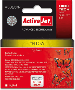 ActiveJet ACi-6 Yellow generic ink      
