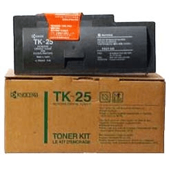 Kyocera Mita TK-25 Black  toner 5000 pages genuine 