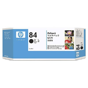 HP 84 Black genuine 3 pack *end of life*    