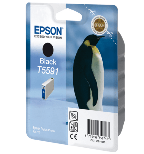 Epson T5591 Black genuine ink Penguin     