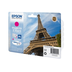 Epson T7023 XL Magenta genuine ink Eiffel Tower  2000 pages  