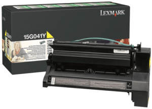 Lexmark C752L Yellow genuine toner   6000 pages  