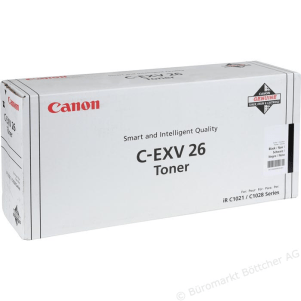 Canon C-EXV26 Bk Black genuine toner   6000 pages  