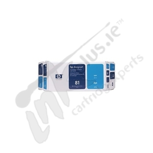 HP 81 Cyan genuine printhead/ cleaner     