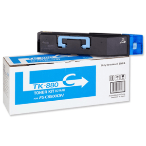 Kyocera Mita TK-880C Cyan genuine toner   18000 pages  