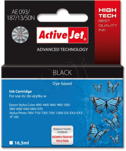 ActiveJet AE-093/ 187/ 13/ 50BN Black generic ink      