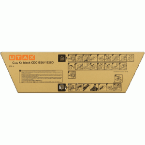 Utax CDC 1526Bk Black genuine toner kit  20000 pages  