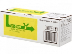 Kyocera Mita TK-580Y Yellow genuine toner   2800 pages  