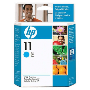 HP 11 Cyan genuine ink   2000 pages  