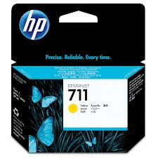 HP 711 Yellow genuine ink      