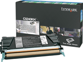 Lexmark C524 Black genuine toner   8000 pages  