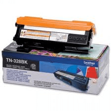 Brother TN328Bk Black genuine toner   6000 pages  