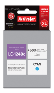 ActiveJet Bi-1240 XL Cyan generic ink      