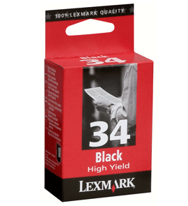 Lexmark 34XL Black genuine ink   550 pages  