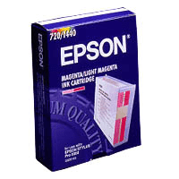 Epson S020143 Magenta & light magenta genuine ink      