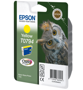 Epson T0794 Owl Yellow genuine ink *end of life*     
