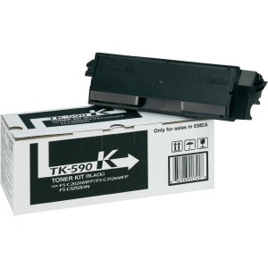 Kyocera Mita TK-590K Black genuine toner   7000 pages  