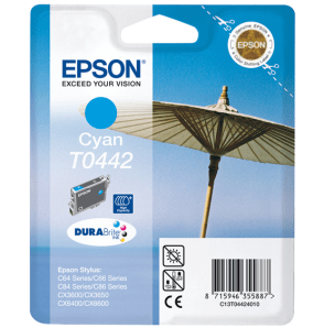Epson T0442 Cyan genuine ink Parasol  420 pages  