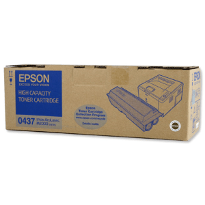 Epson 0437 Black  toner 8000 pages genuine 