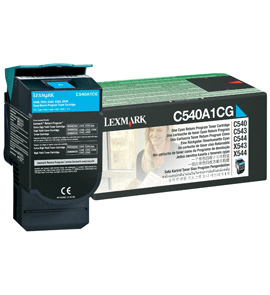 Lexmark C540 Cyan genuine toner   1000 pages  